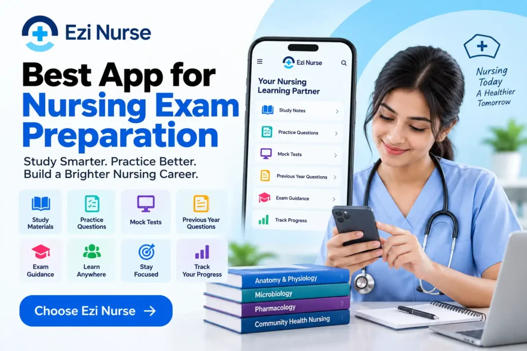 Best app for nursing exam preparation with Ezi Nurse study resources