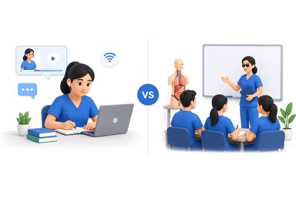 Online vs Offline Nursing Tuition: Which Is Better?