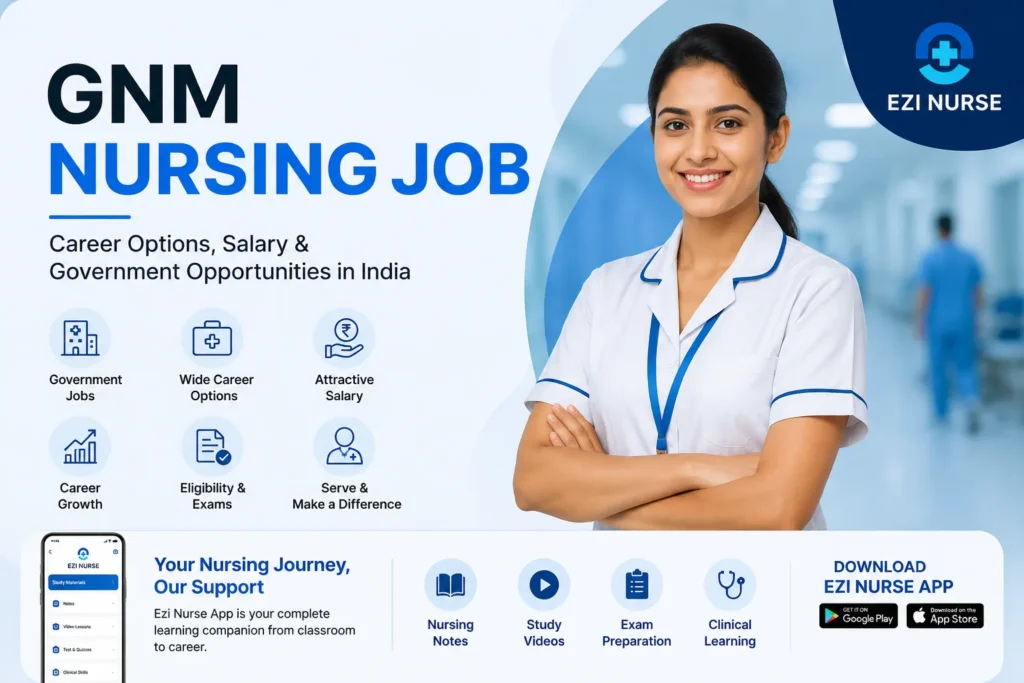 GNM Nursing Job